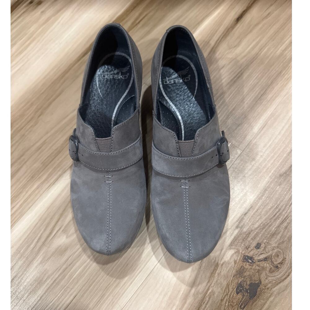 Dansko Tamara Clogs Gray Suede Women's Size 40 / 9.5 - Picture 2 of 9